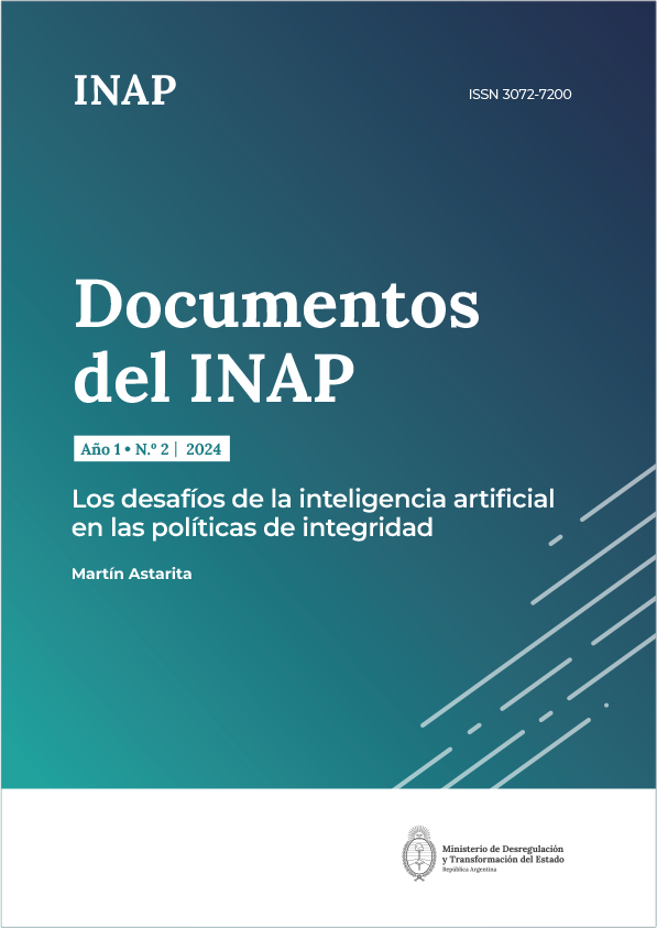 Imagen de la tapa de Documentos del INAP, año 1, número 2