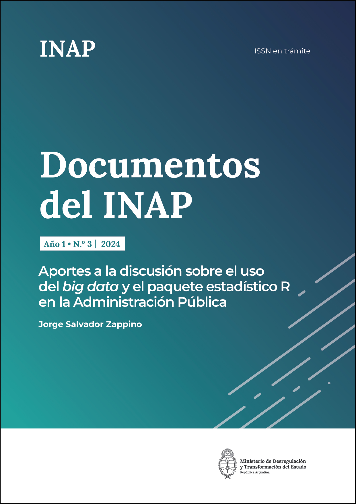 Imagen de la tapa de Documentos del INAP, año 1, número 3