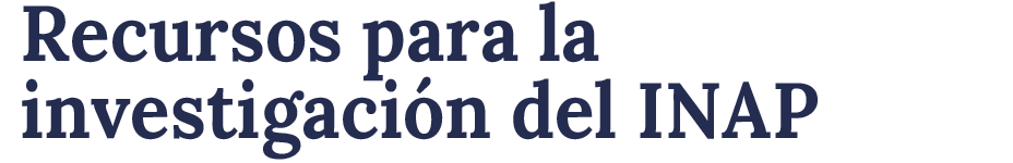 Logo de Recursos para la investigación del INAP